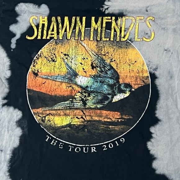 Shawn Mendes Tie Dye 2019 Pop Music Tour Crewneck Tshirt - Picture 2 of 4